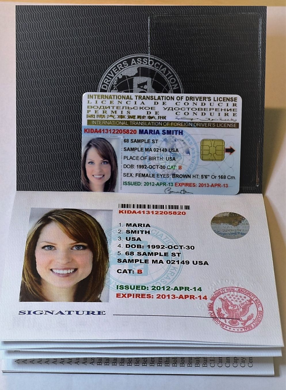 International Driving License, IDL, IDP